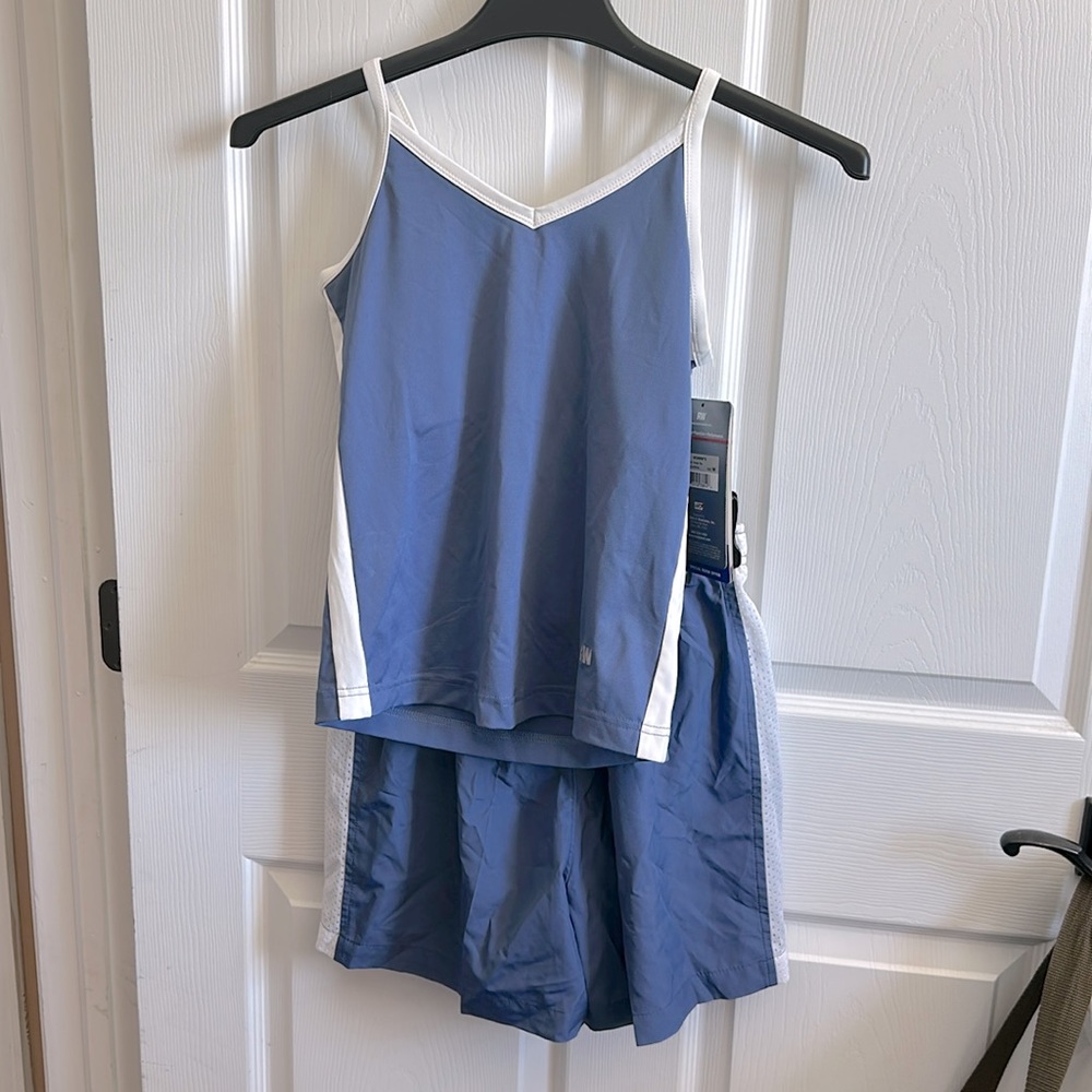 Runner's World running set size M in slate blue